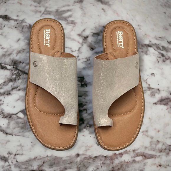 Born Shoes Sale Born Inti Gold Metallic Tan Nude Slip On Comfort